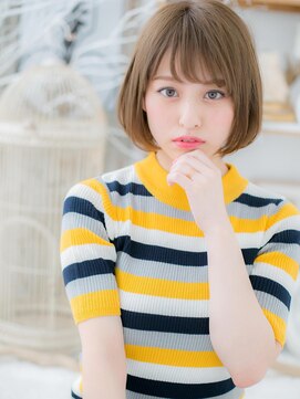 モッズヘア 越谷(mod's hair) 大人かわいいガーリー小顔ボブミニマルボブミニボブa