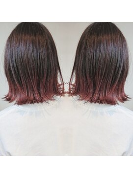 フィゼル 福島店(fizelle) グラデーションピンク