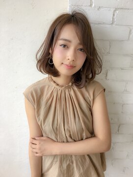 ロビー(LOBBY) 『LOBBY』三浦 大人可愛い前下がりワンカールボブ