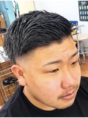 外国人風Barberスタイル【鎌ケ谷 パーマ ハイライト】