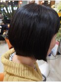 髪質改善トリートメントグラデーションボブ