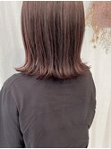 『ピンクブラウン×外ハネボブ』