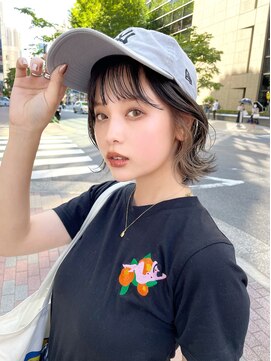 レトン 銀座(leton) ボブ/オリーブグレージュ/マッシュショート[東銀座/銀座]