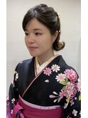 ハーフアップ