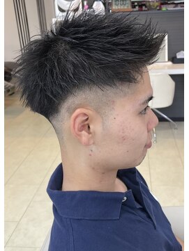 ロンドガルマン 名古屋(Lond GULLMAN) Ryu指名フェードジェットモヒカン