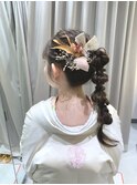 着物でもこもこ編みおろし