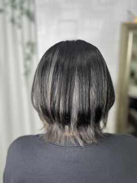 リトル(Re:tle) 【河野有希】ハイポジションインナーカラー・シルバー