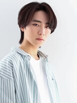 【Gallica】黒髮コンマヘア/モテ髪センターパートマッシュ