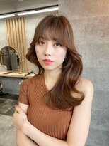 ボタン シブヤ(VOTAN SHIBUYA) 前髪/顔まわりカット/くびれヘア/韓国/ブリーチなしダブルカラー