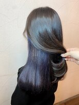 アッシュタカサキ(ash takasaki)&nbsp;大人可愛い大人美人小顔立体カットインナーカラー透け感