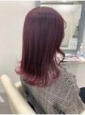 tuuli☆20代30代40代ベビーバングショコラベージュワンカール