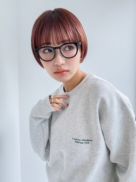 リトル 渋谷(little) ブリーチなしダブルイルミナカラーxマッシュショート