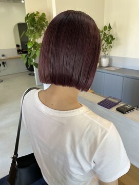 バショ(ba sho) ワインレッドカラー