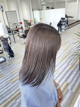 アフューズバイストゥー(Vfuse by StueW) オレンジ抑えた透明感グレージュ[倉敷][岡山][倉敷美容室]