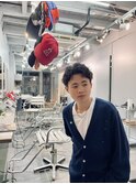 短髪パーマ