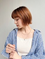 トルネード(TORNADO)&nbsp;大人ショートボブ前髪あり切りっぱなしボブ丸顔絶壁面長 K1203