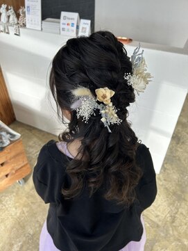 ニド(2do) イベント用ハーフアップアレンジ