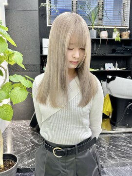 チュダック(ChuDuck) 韓国風《ミルクティー》ハイトーン/ケアブリーチ/ダブルカラー