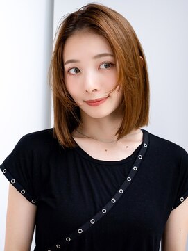 レノラ 本町(LENORA) 20代30代大人かわいいナチュラル暗髪エアーストレートヘア