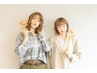 2周年記念＊平日限定【学割U24】カット＋透明感カラー＋クイックTr￥7,500