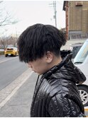 激縦落ちパーマ(パイルツイスト イナズマツイスト)