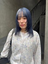 ビビト(bibito) bibito ブリーチカラー ブルー くすみブルー ウルフ