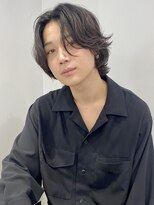 ユーフォリア 渋谷グランデ(Euphoria SHIBUYA GRANDE) ミディアムメンズヘア ニュアンスパーマ 色気ヘア MOMO