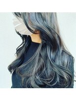 ◆ダークブルーカラー♪【髪質改善オージュア認定サロン】