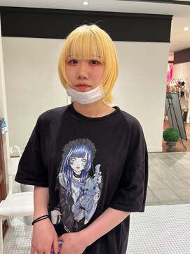 ビーハイブアヴェダ PARCO2店(BEHIVE AVEDA) 抜きっぱなし ミニウルフ【三橋由奈】