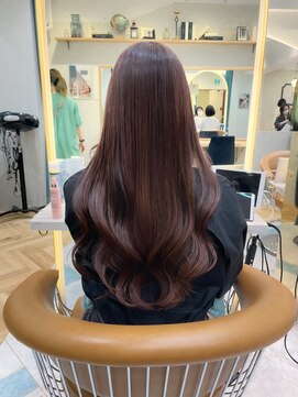 ロンドプランタン 恵比寿(Lond Printemps) くびれヘア/顔周り/韓国/レイヤーカット/黒髪/ロング/前髪