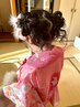 ※電話ご予約のみ※七五三ヘア&着付け￥11000