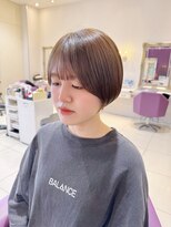 ハピネス 河原町店(Happiness)&nbsp;京都美容室　ショートボブ　顔まわりカット　進詩織