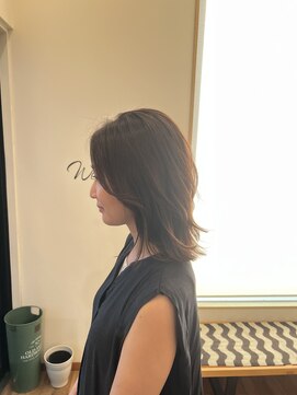 ディッシュ 五反田(dish) 動きが素敵/流行/レイヤー外はね/beige★五反田美容室