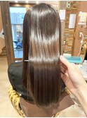 ストレートパーマ(縮毛矯正)×髪質改善トリートメント