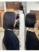 サクラ オモテサンドウ(SAKURA) 美髪矯正で思い通りのボブに!乾かすだけでいい 表参道