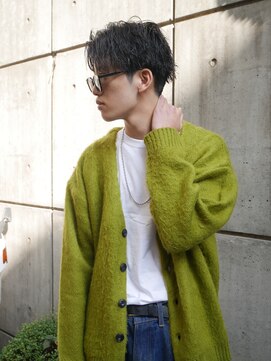 ウル 二子玉川(uru) 大人メンズかきあげパーマハーフバック