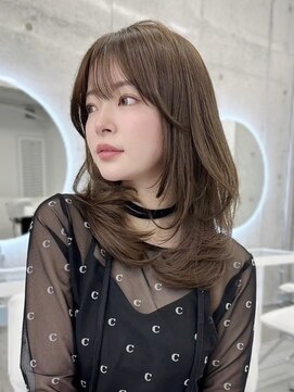 アイヴィ 表参道(IVY) オリーブブラウン　ブラウン　レイヤーカット　レイヤー