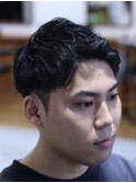MEN'S HAIR/アップバングショート/刈り上げショート/表参道駅