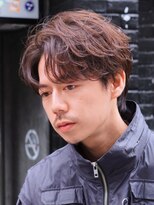 フィフスパーク(fifth PARK)&nbsp;渋谷シャドウパーマ緩め無造作ルーズパーマ色気メンズカット束感