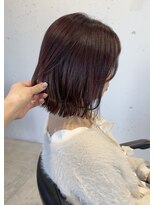 ティム(tim)&nbsp;airi/レイヤーボブ/ピンクベージュ/ピンクカラー/レイヤーカット