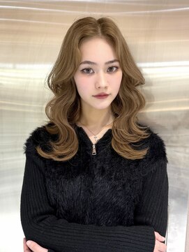 ルームバイシー 新宿(Loom. by Sea) イメチェン×ピンクベージュ/前髪/アンブレラカラー/20代/10代