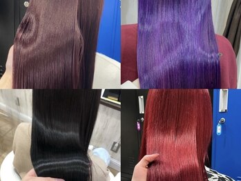 ホワイト 梅田(white)の写真/【梅田駅3分/Aujua取扱】ダブルカラー×髪質改善ならwhite.♪豊富な商材と高い技術力で美しい艶髪へ