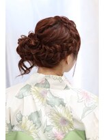ヘアリゾート ブーケ(hair+resort bouquet)&nbsp;浴衣/ふわふわヘアアレンジ/編み込み/20代30代40代