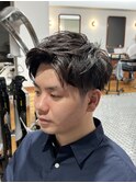 MEN’S/サーフカール/刈り上げセンターパート/表参道駅/青山 
