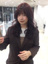 ガーデンヘアー(Garden hair) red color×layer cut