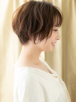 カバーヘア ブリス 戸田公園西口店(COVER HAIR bliss)&nbsp;ブリーチなしミルクブラウン抜け感大人ショートヘア30代40代325Z
