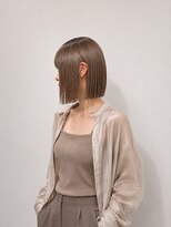 ジゼル 栄 矢場町(Giselle)&nbsp;☆玉腰☆ミルクティベージュ【名古屋/栄/ブリーチ/ボブ】