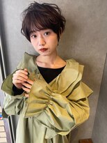 WOODE ECLART 髪質改善 全席個室サロン 大宮駅東口店 【11月OPEN（予定）】&nbsp;大宮東口・ふんわり前髪のショート