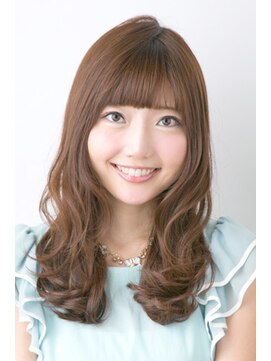 ミー(Me) ふんわりシフォンカール      フェミニンオフィスレディ