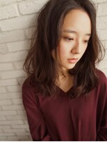 エス ヘアメイク スペース(es hair make space)&nbsp;友（達）受モーブパーマ［武蔵小山］